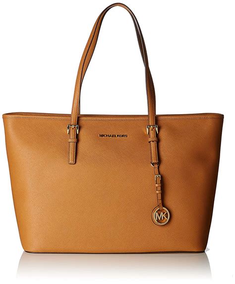 michael kors jet set taupe tote bag|Michael Kors large open tote.